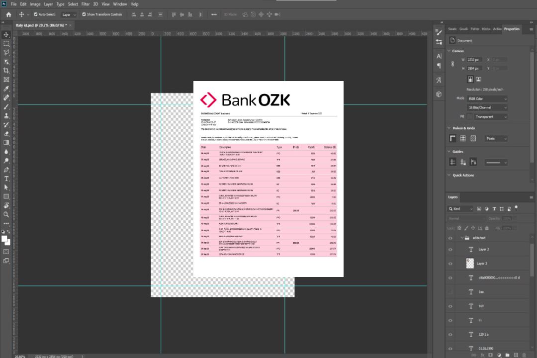 Modèle Word et PDF de relevé de compte d'entreprise de la Bank of the Ozarks template Modèle Word et PDF de relevé de compte d'entreprise de la Bank of the Ozarks template